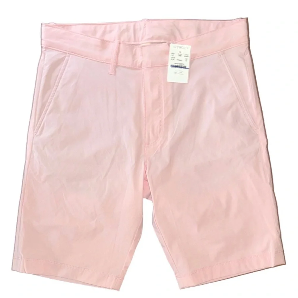 J. Crew Boys' Light Pink Stanton Tech Shorts